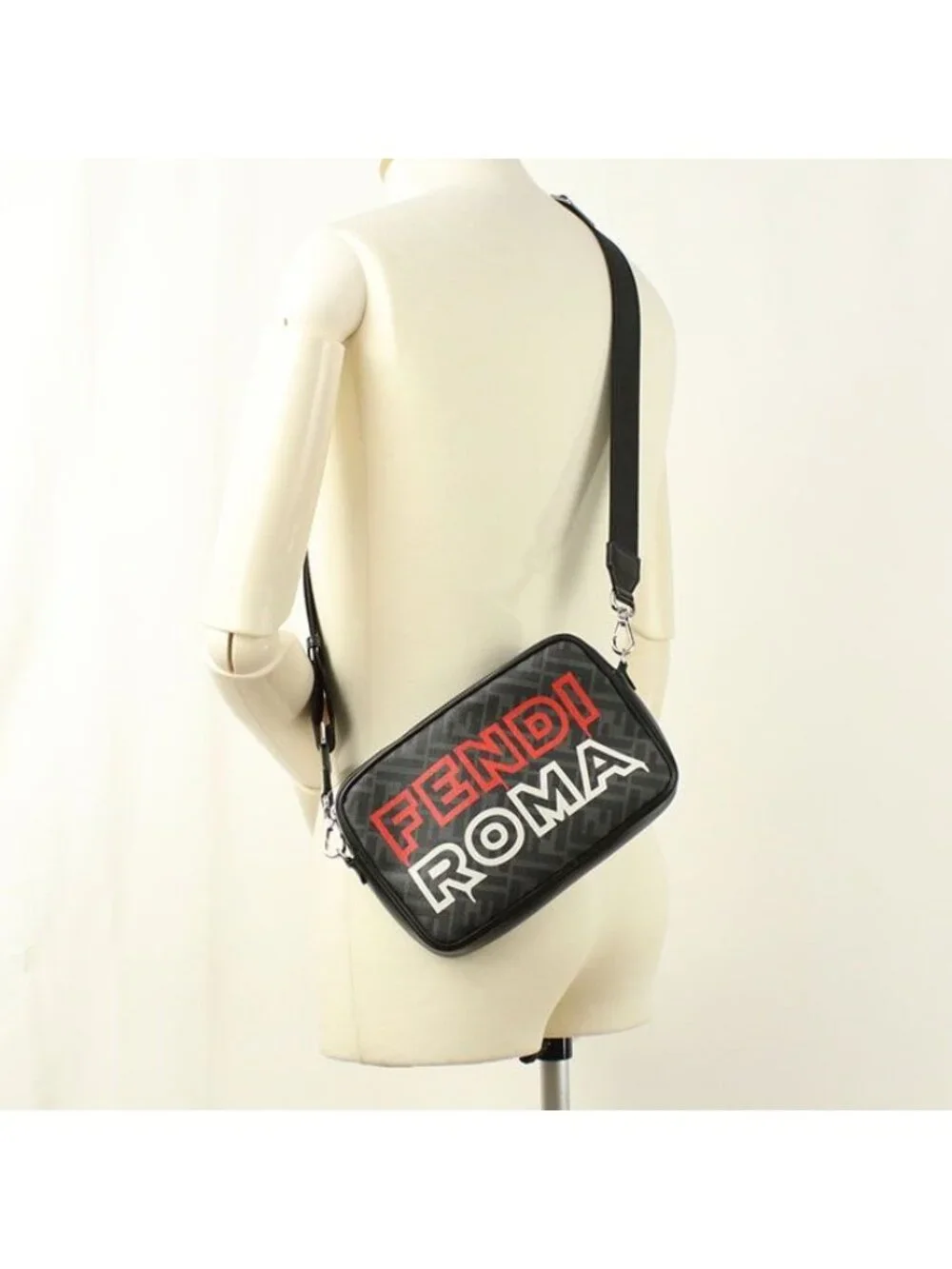 Fendi Camera Case Zucca Shoulder Bag